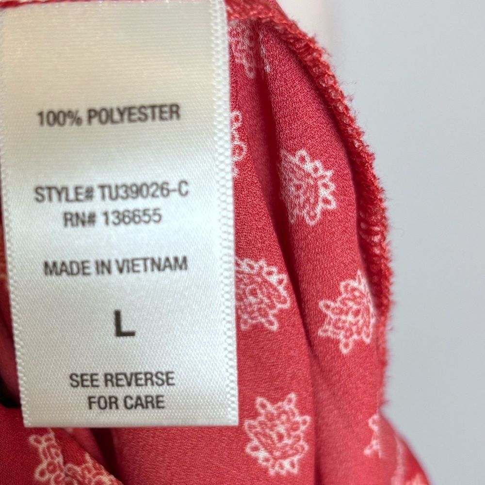 West Kei Bohemian Print Blouse semi sheer - Picture 7 of 7